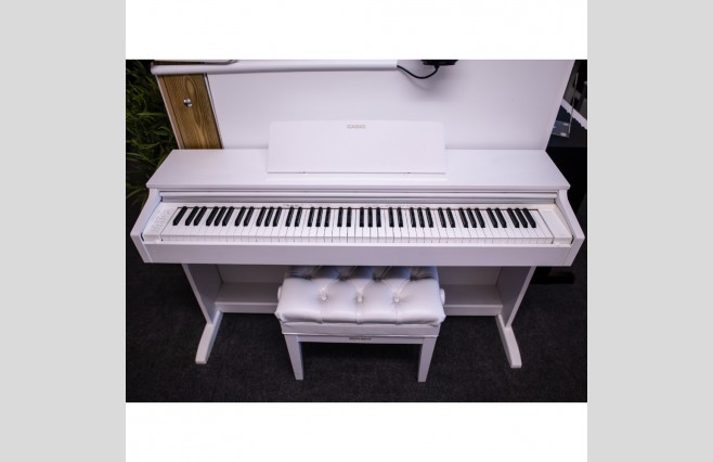 Casio AP270 Satin White Digital Piano, Used - Complete Package (SN:942CDC516051449ACB) - Image 1